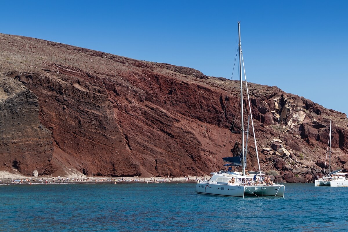 santorini catamaran cruise